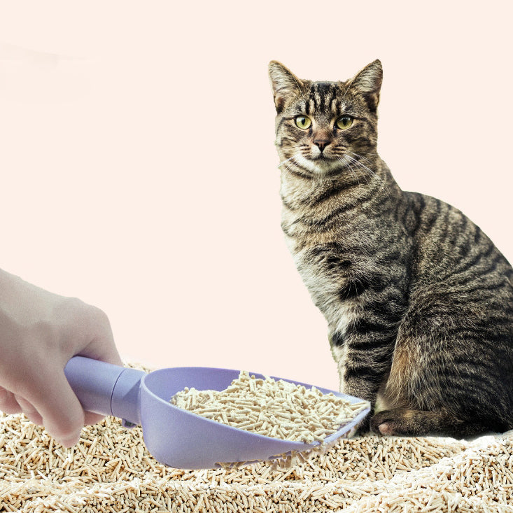 Cat Litter Scoop Plastic Cats Poop Scoop With Base Pets