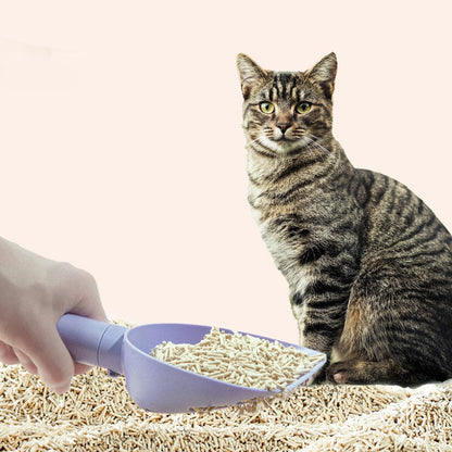 Cat Litter Scoop Plastic Cats Poop Scoop With Base Pets