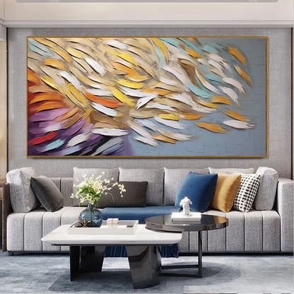 Modern Family Bedroom Decor Rolled Frameless Unstretched Painting