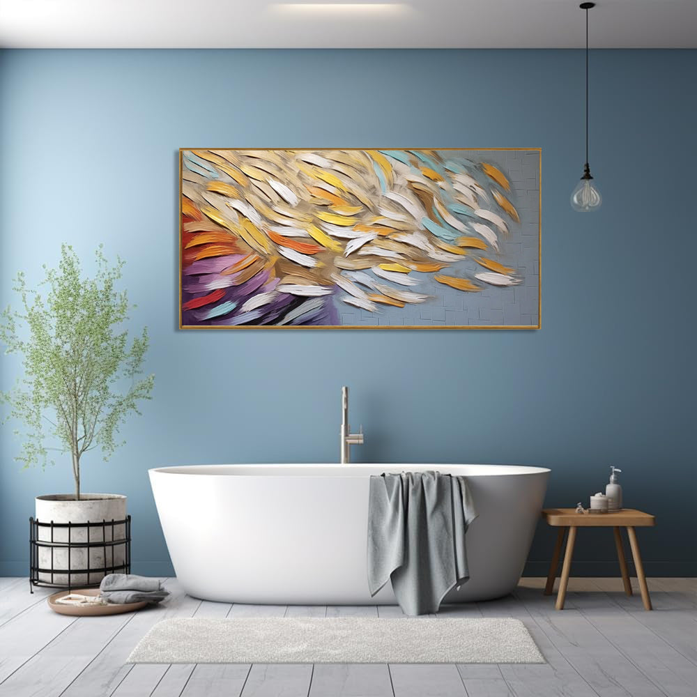 Modern Family Bedroom Decor Rolled Frameless Unstretched Painting
