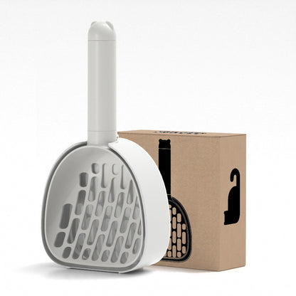 Cat Litter Scoop Plastic Cats Poop Scoop With Base Pets